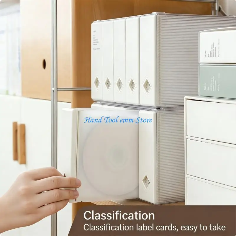 

H37F Mixed Color Media Album Holding Unit With Panel Attachment System For Safe Disc Preservation
