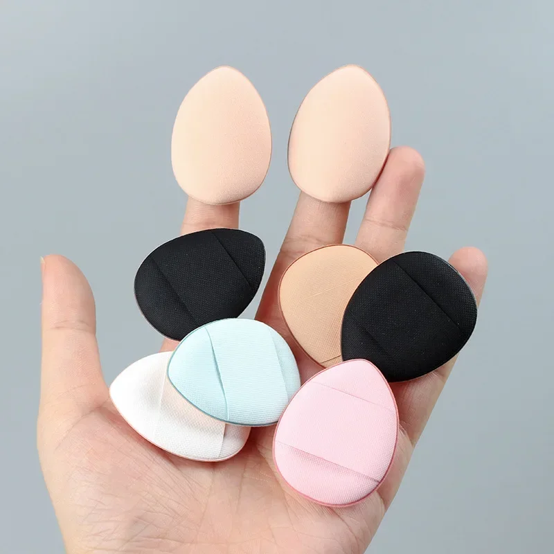 5Pcs Mini Finger Puff Foundation piccolo cuscino d'aria in polvere spugna correttore per il viso BB Cream applicatore cosmetico strumenti per il trucco