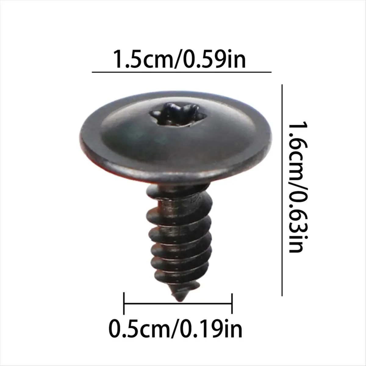 DT1281 TRENDY~For B5 Q5 Automotive Self Tapping Screws 100 Pieces Self Tapping Screws Assortment Kit Fastening Tool