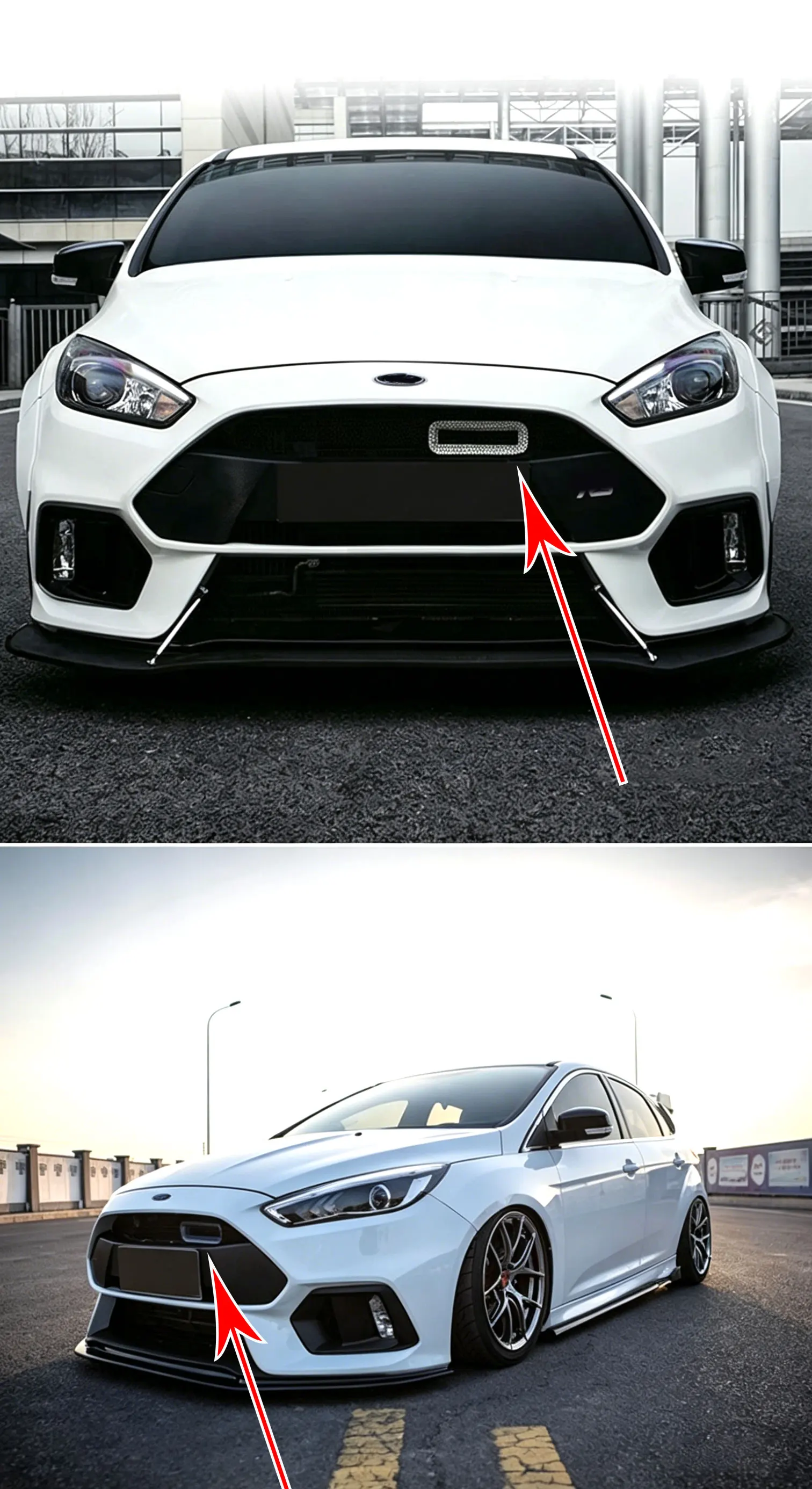 Für Ford Focus Lufteinlassdüse RS ST Schrägheck Limousine MK3 MK3.5 MK4 ABS Ersatzteile 2012 2013-2020 2021 – Detail 6