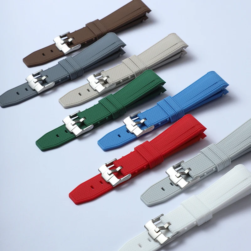 Liquid Silicone Strap for Swatch X Omega Moonswatch for Seamaster 300 Curved Interface Men Women Quality Replace Watch Band 20mm