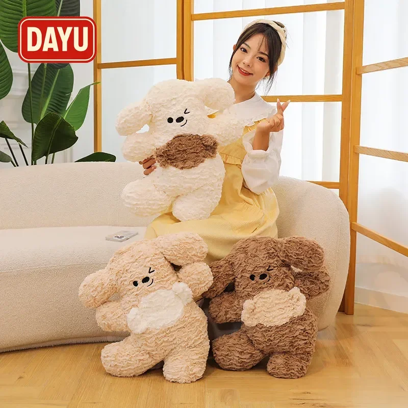 Almohada de felpa para cachorros de Color caramelo, muñeco de perro suave hipoalergénico para calmar y respaldo, regalo de vacaciones Ideal para todas las edades