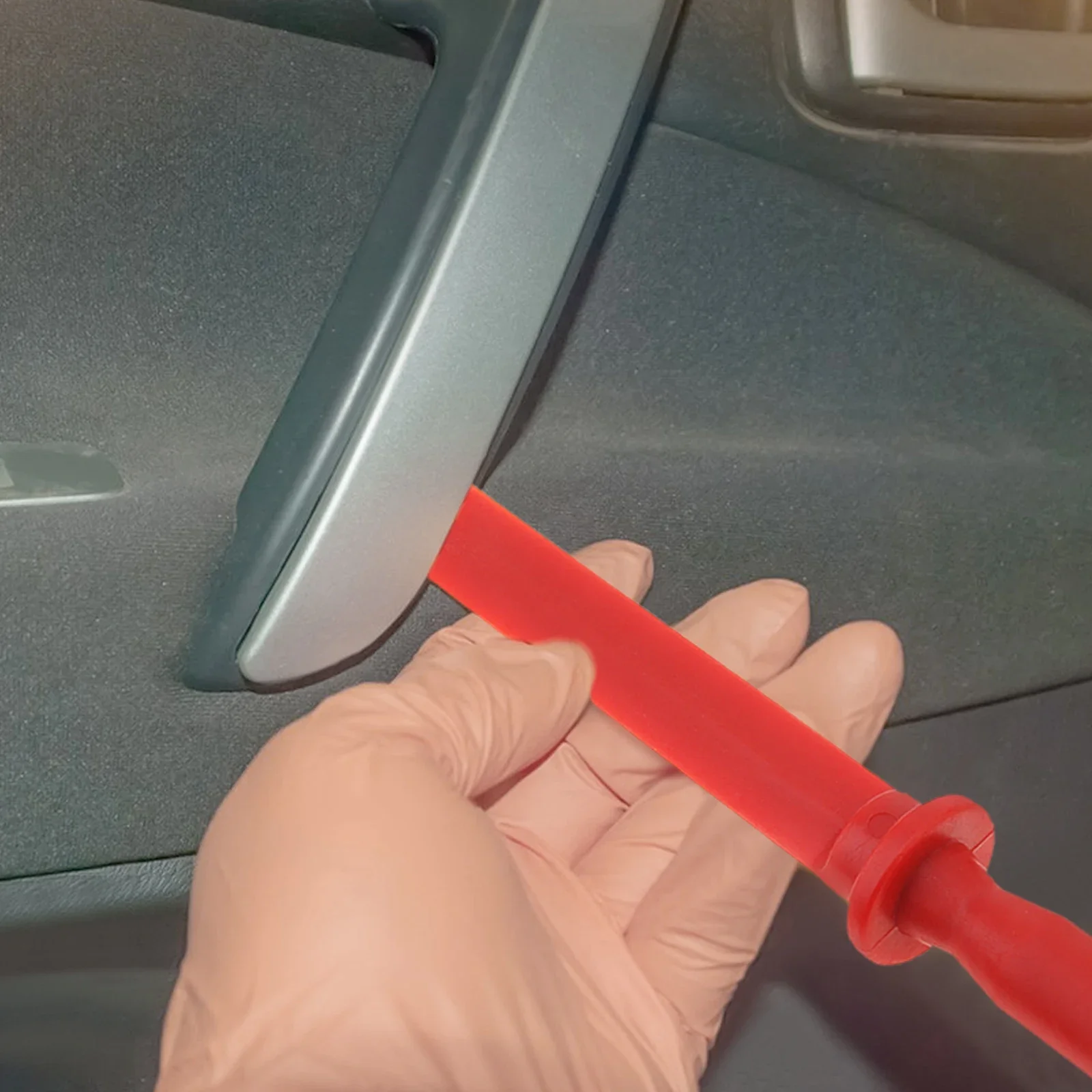 4 Buah Alat Perbaikan Ban Mobil Plastik Penyeimbang Roda Pengikis untuk Perekat Puing-puing Otomotif Menempel Pada Pita Penghilang Keseimbangan Berat