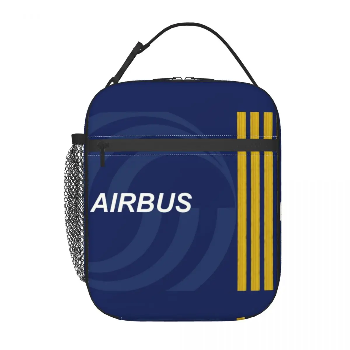 Airbus Fighter Pilot Resuable Lunch Box for Women Leakproof Aviation Airplane Thermal Cooler Food Insulated Lunch Bag Student