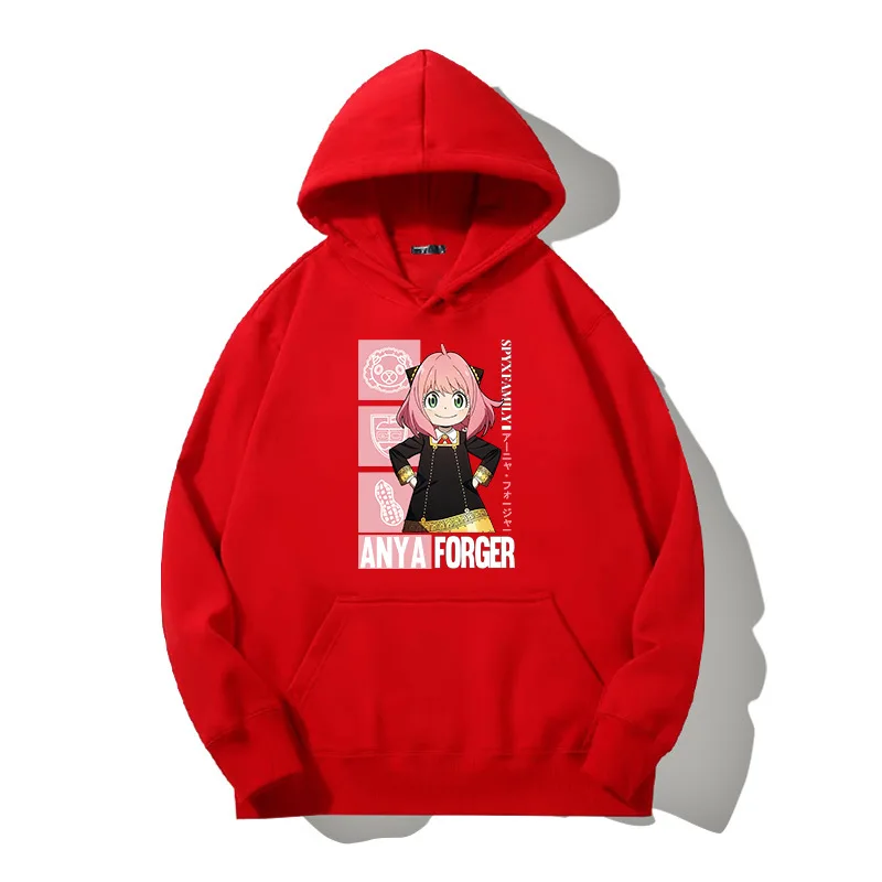 Spy X Family Anime Printed Hoodie Fashion Urban Street Clothing Minimally Creative Women's Loose Youth Popular Leisure Sports