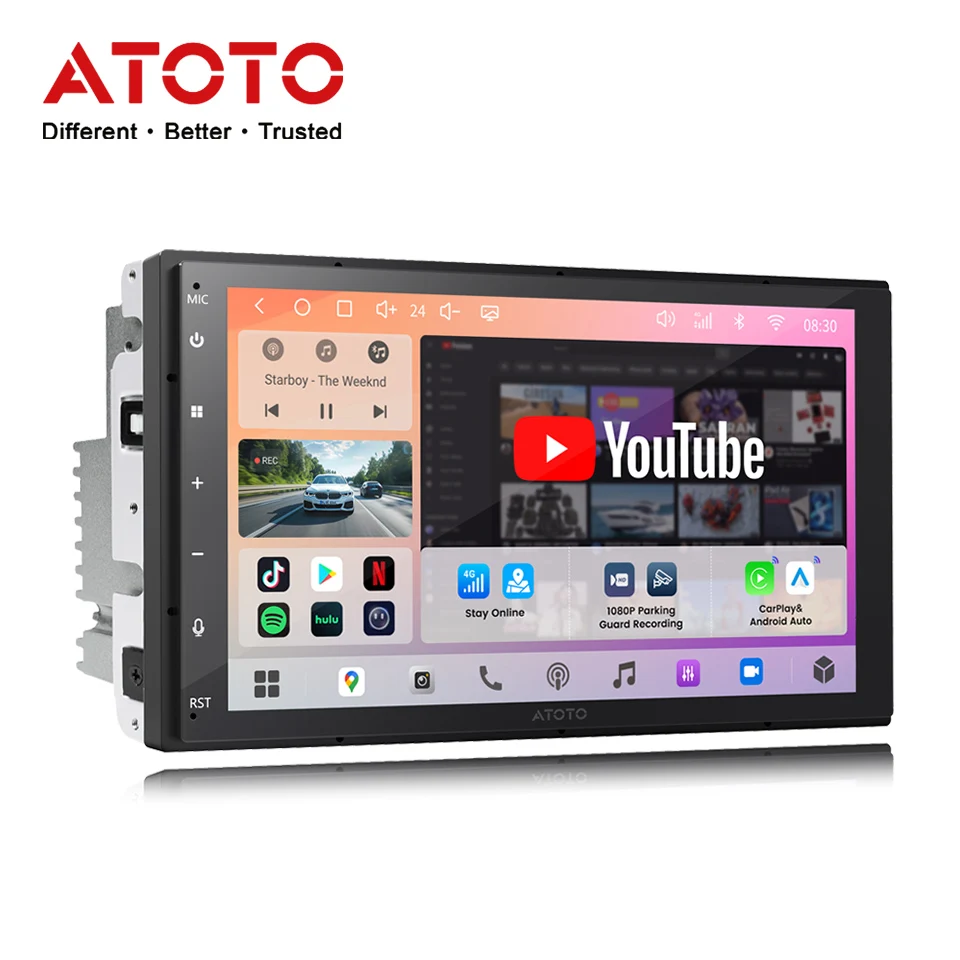 ATOTO 7インチ Android13 2Dinカーラジオ CarPlay Bluetooth