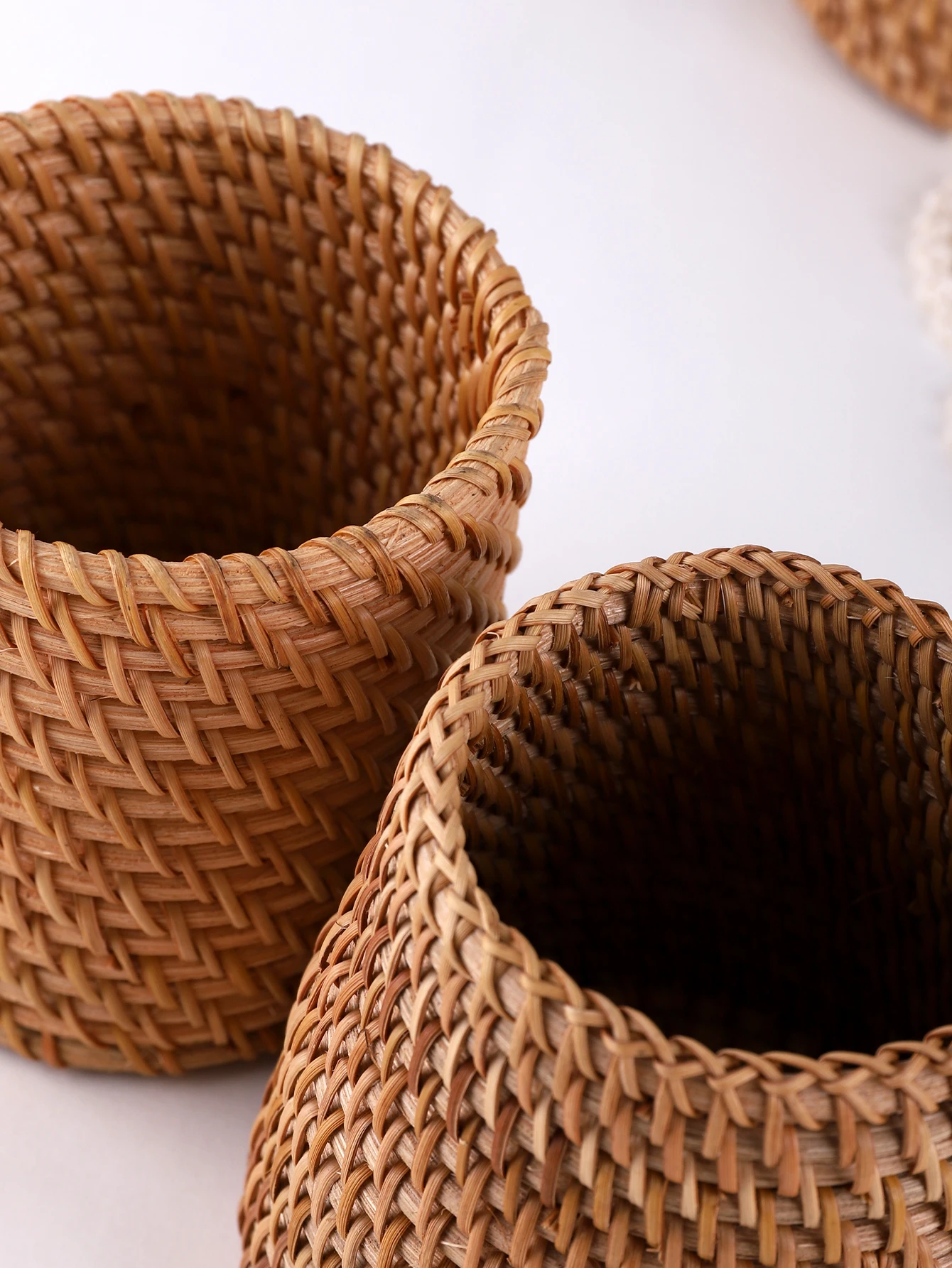 Rattan Pen Holder Pen Holder for Desk Waterproof and Sturdy Pen Holder School Office Supplies Stationery Desk Organizer