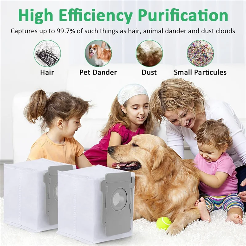 ถุงกําจัดสิ่งสกปรก A24P สําหรับ Irobot Roomba E, I, & J รุ่น I1+,I3+, I4+, I5+, I7+, I8+, J5+, J7+, J8+, J9+, Combo J7+ J9+