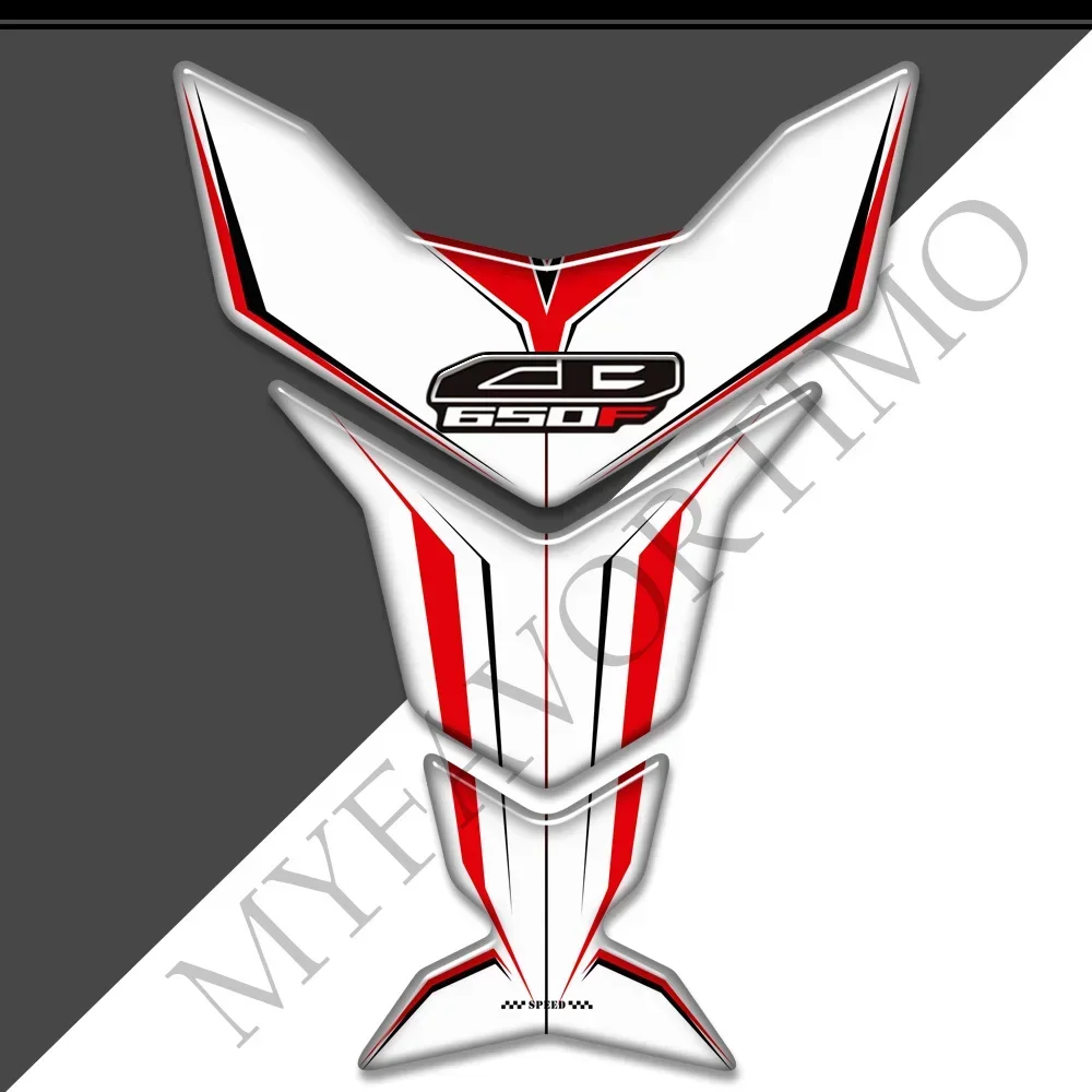 

Motorcycle Protector Tank Pad Gas Fuel Oil Kit Knee Fish Bone Emblem Logo 3D Stickers Decals For Honda CB650F CB 650F 650 F