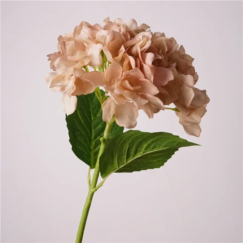 Simulated Beibei Hydrangea Branch Real Touch Fake Flowers Hotel Hall Decoration Artificial Hydrangeas High-quality White Flower