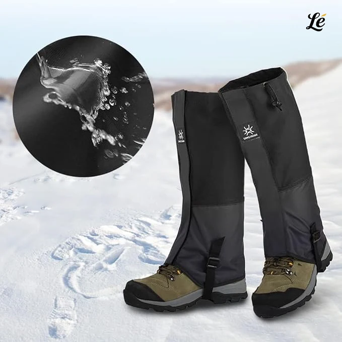 

Waterproof Hiking Gaiters-Upgraded Zipper Leg Covers Lightweight Breathable For Men Women Dirt Proof Hunting&Outdoor Adventures
