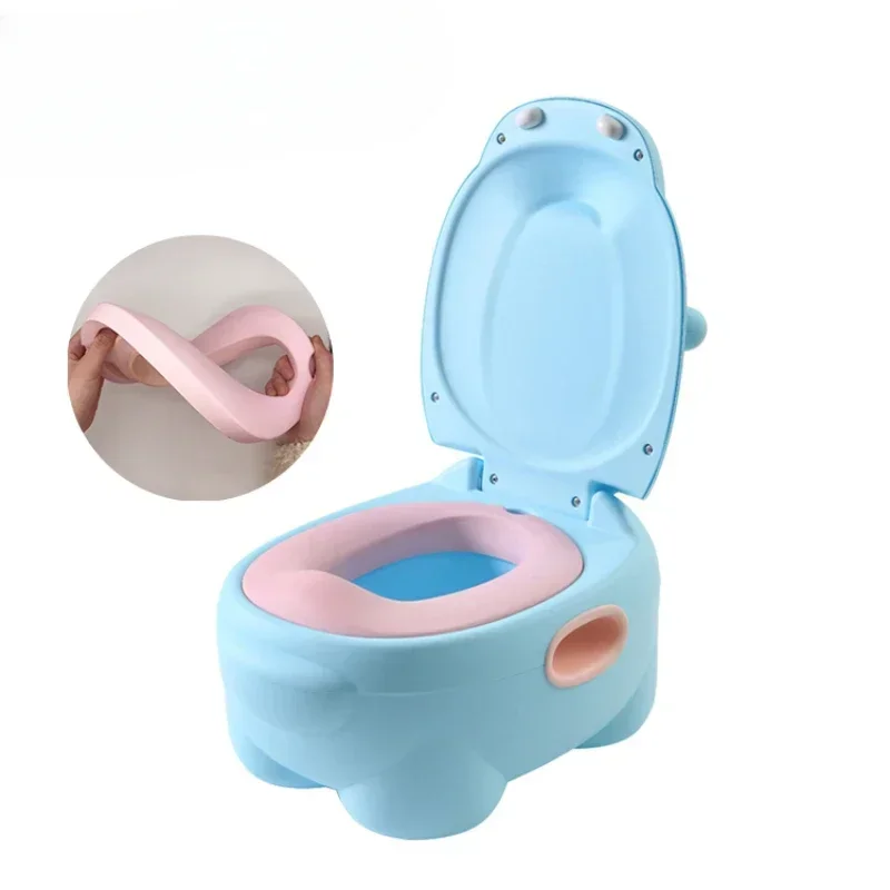 Classical plastic baby live potty training, cheap and comfortable cute baby plastic potty