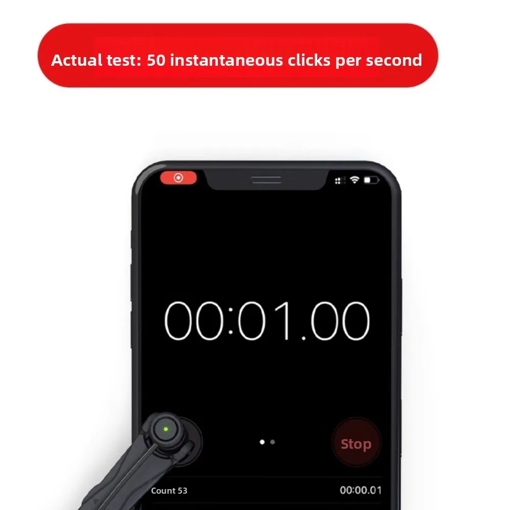 Digital Display Screen Auto Clicker Multiple Gears USB Auto Clicker Device Portable Continuous Auto Like Tap Device