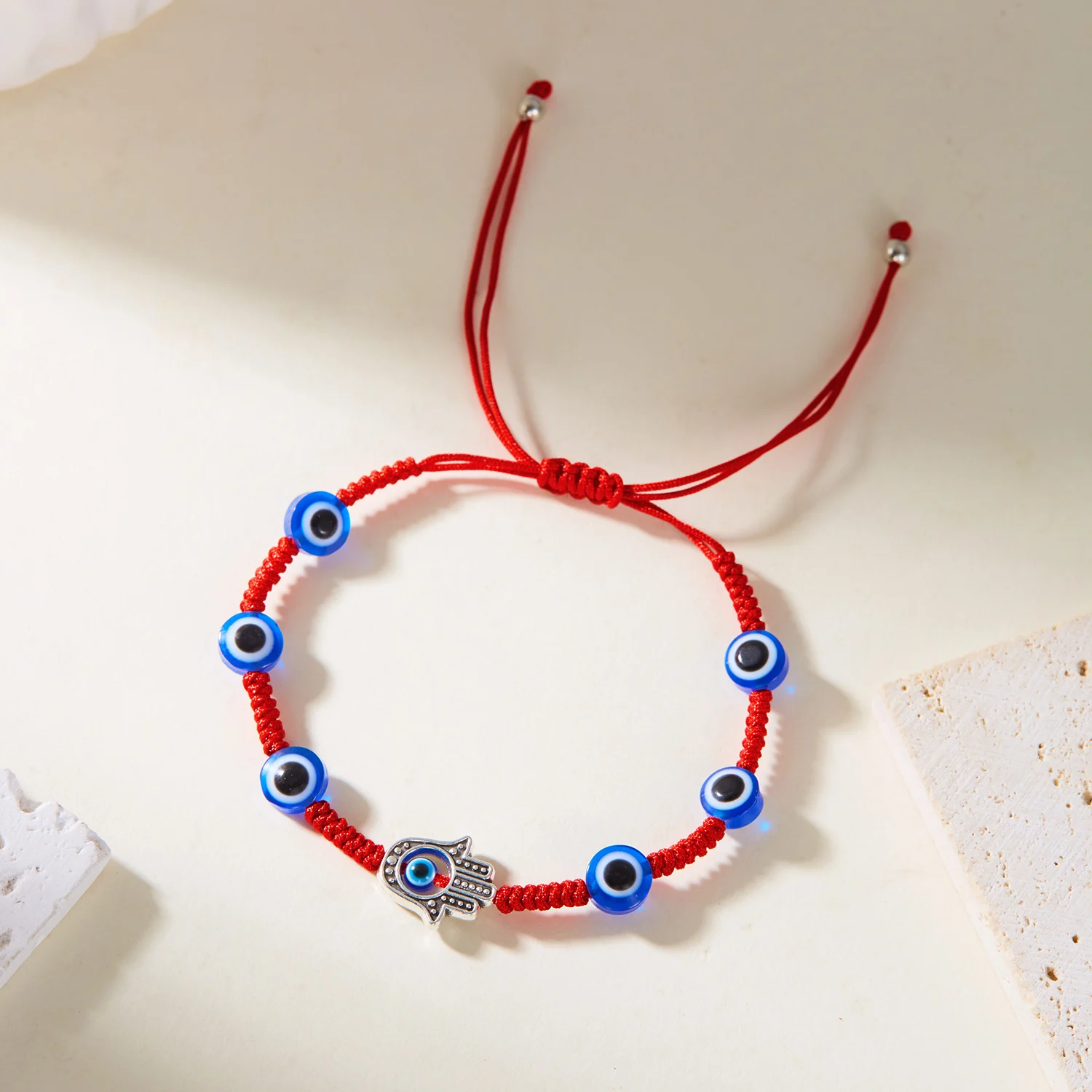 Neues Design 10 Stil Glück rotes Seil blau bösen Blick Armbänder für Frauen handgemachte geflochtene Paar Armbänder Amulett Freundschaft Schmuck – Detail 32