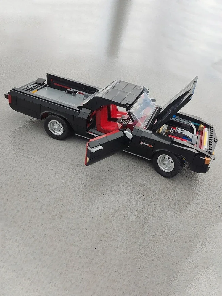 1234pcs MOC Chevroleter El Camino Bouwstenen Kerst Onbeperkte creativiteit DIY Perfect voor aangepaste bouwers Montage cadeau - afbeelding 2