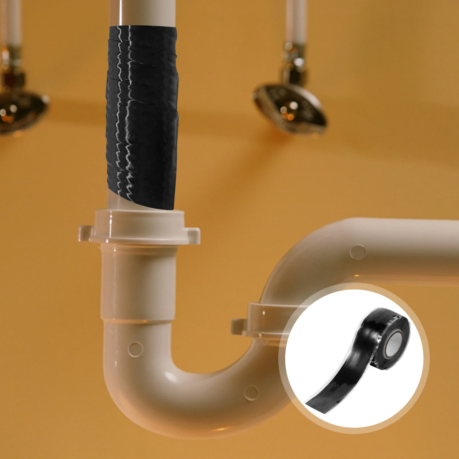 

1 Roll Waterproof Tape Silicone Rubber Hose Seal Leak Repair Strong Heavy Duty Self Adhesive Plumber Duct Tape