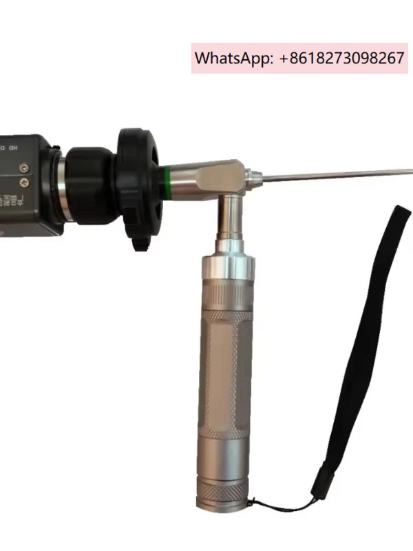 Endoscope tube visual ear picking otoscope large handle for ear examination 11 cm stainless steel ear, nose and throat repair