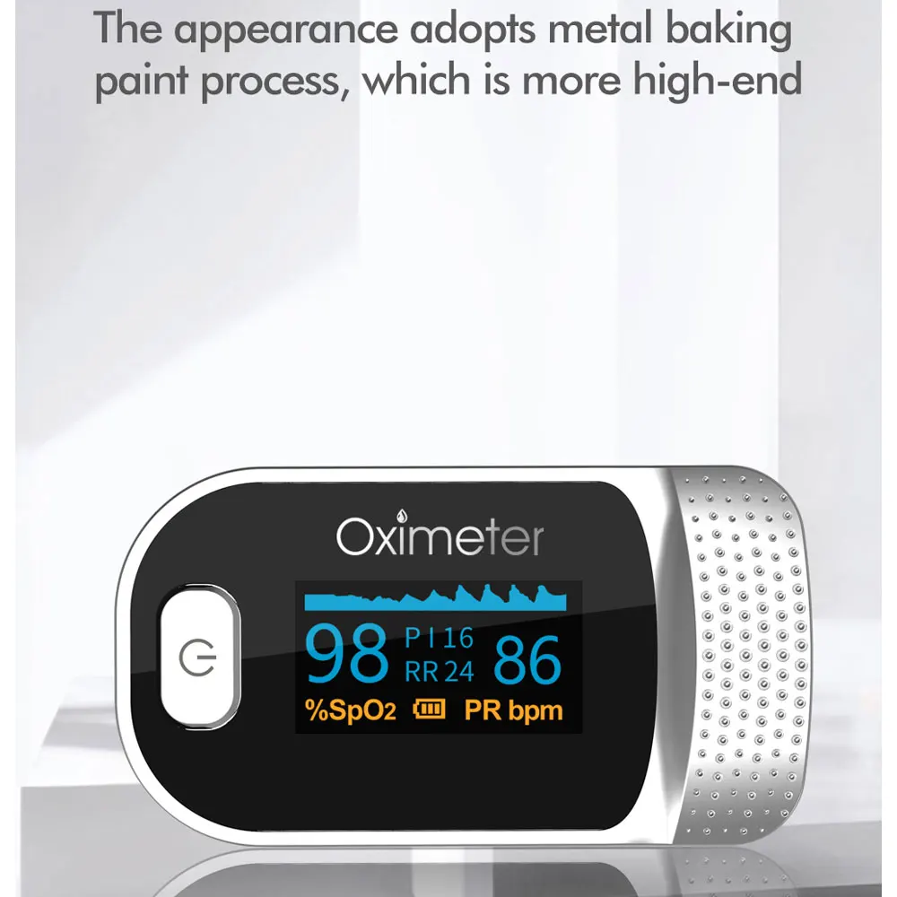 Health Care Finger Oled Pulse Oximeter SPO2 Medical Portable Blood Oxygen With Respiratory Rate Oximetro De Dedo pulsioximetro