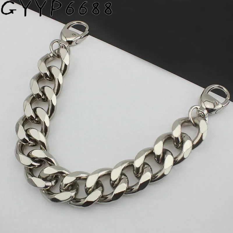 3 kolory 22mm gruby łańcuch aluminiowy lekki pasek torby części torby DIY uchwyty łatwe dopasowanie akcesoria torebka z paskiem torba