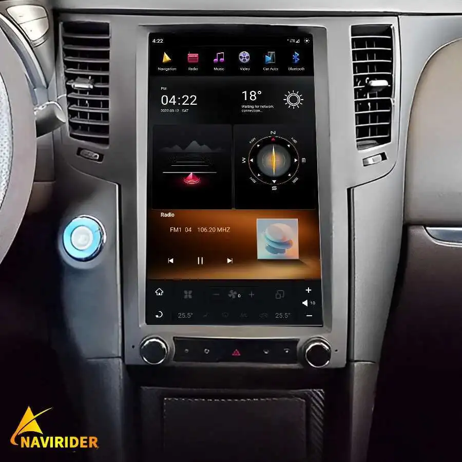 

13.6" Car GPS Carplay IPS Screen For Infiniti FX30 FX35 FX37 FX50 2009 2016 QX70 Stereo Android 13 Car Multimedia Video Player