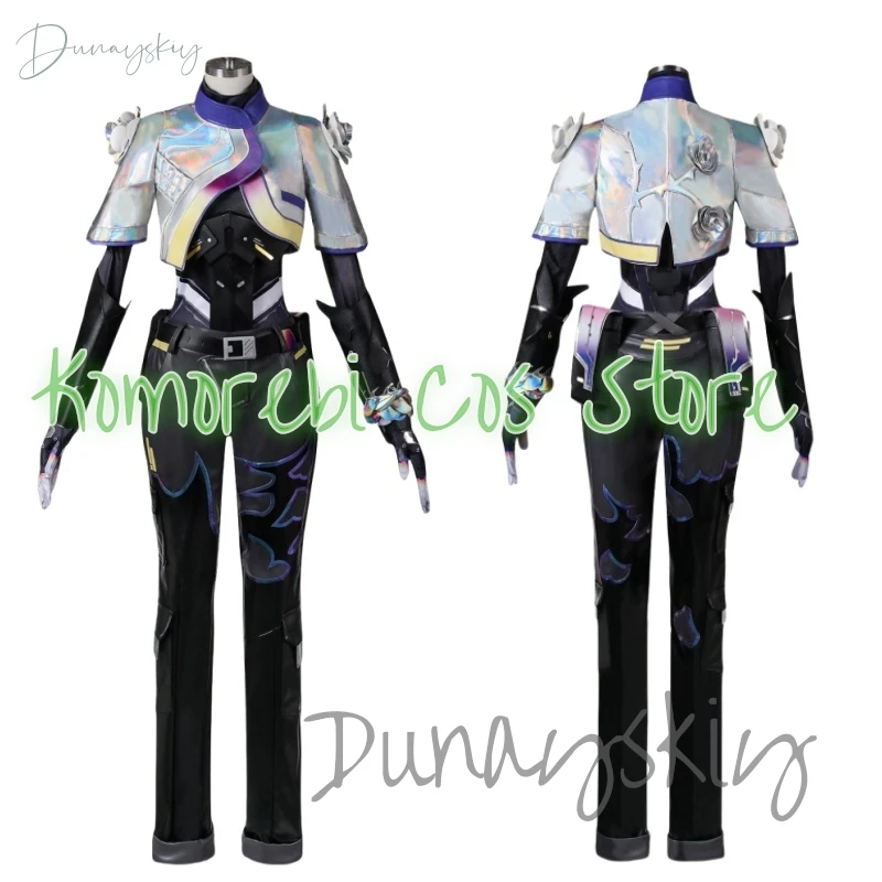 Game New Valorant Cosplay Vyse Cosplay Men Women Valorant Disguise Costume Adult Men Halloween Roleplay Fantasia Suits