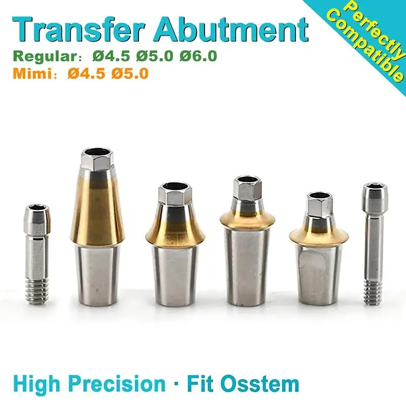 1Set Dental Implant Replacement Tool Composite Right Angle Regular Component Repair Accessory Screw Tool