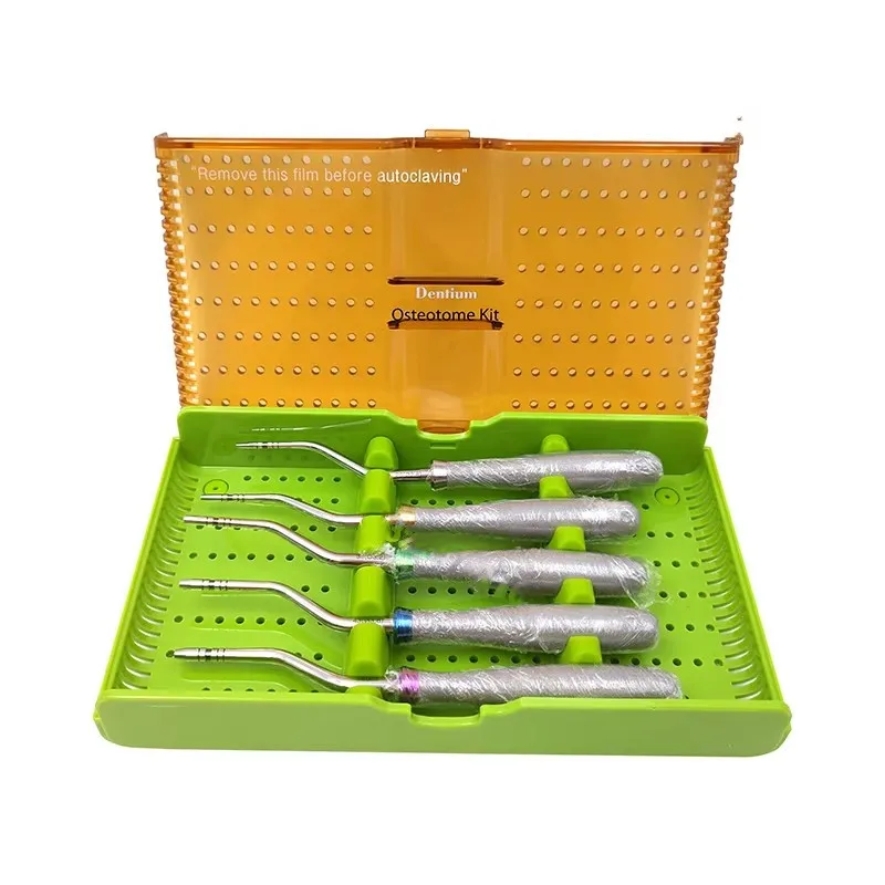 Dentium  XOFK / XOFBK Angled Osteotome Kit Surgical Instrument Dental Tools Dental Surgery Kits Instrument Set Dental Too