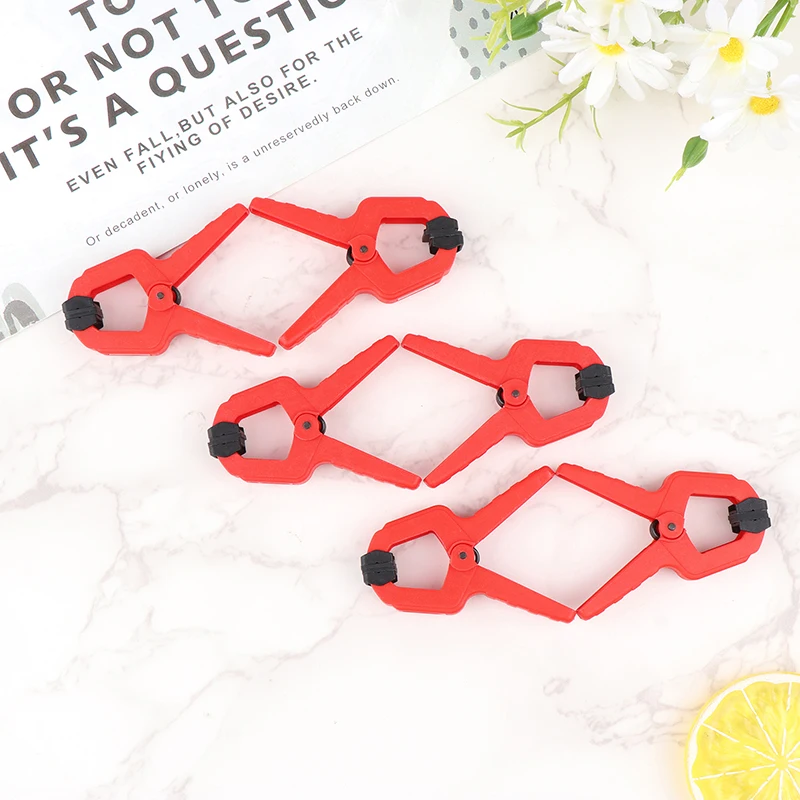 2/4 Pcs Model Seamless Auxiliary Clips With Silicone Anti-slip Pad Spring Clamps Model Craft Tool Accessories