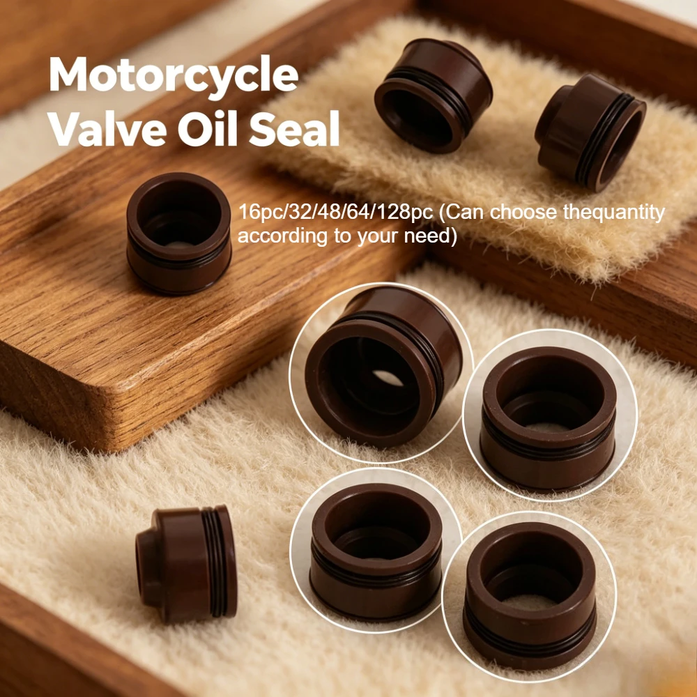 

5mm Motorcycle Racing Bike Cylinder Intake Exhaust Valve Stem Oil Seal For Yamaha YBR125 YB125 YB125Z XTZ125 YBR YB XTZ 125