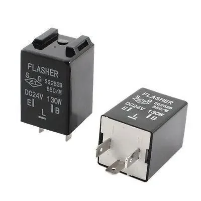 

2 шт. DC24V130W 3-контактное электронное светодиодное реле мигалки для автомобиля