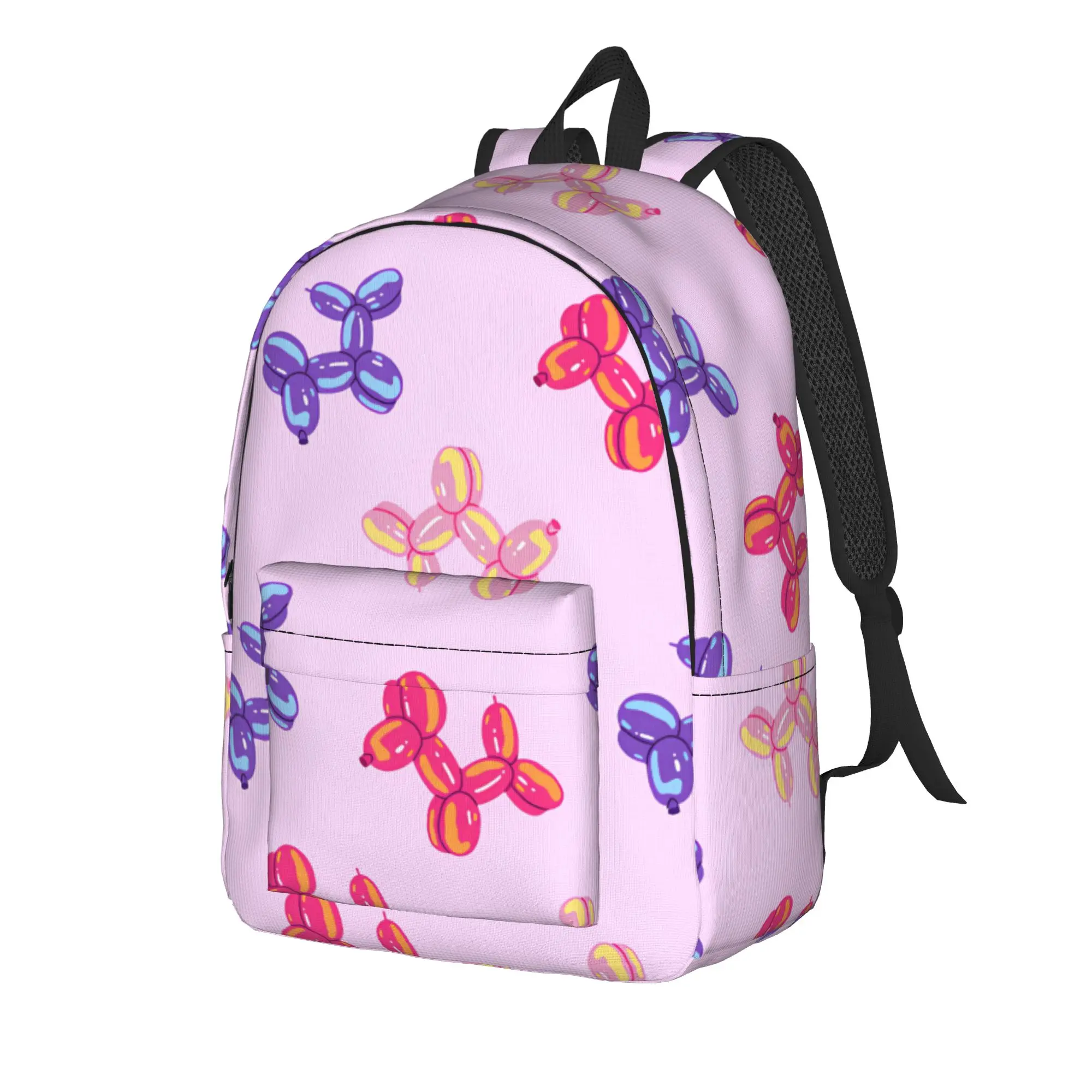 dog puppy balloon Backpack Men  Pattern Backpacks Polyester Casual School Bags Hiking Design Rucksack