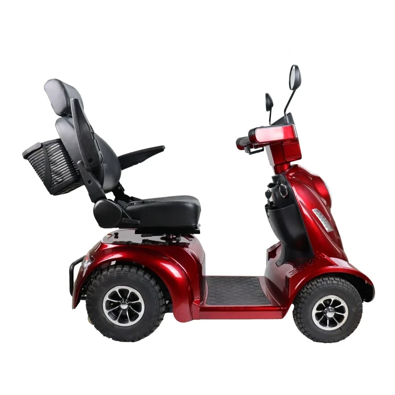 Rehabilitation Therapy Supplies 800W Handicap Senior citizen outdoor Disability electric mobility scooter 4 wheel