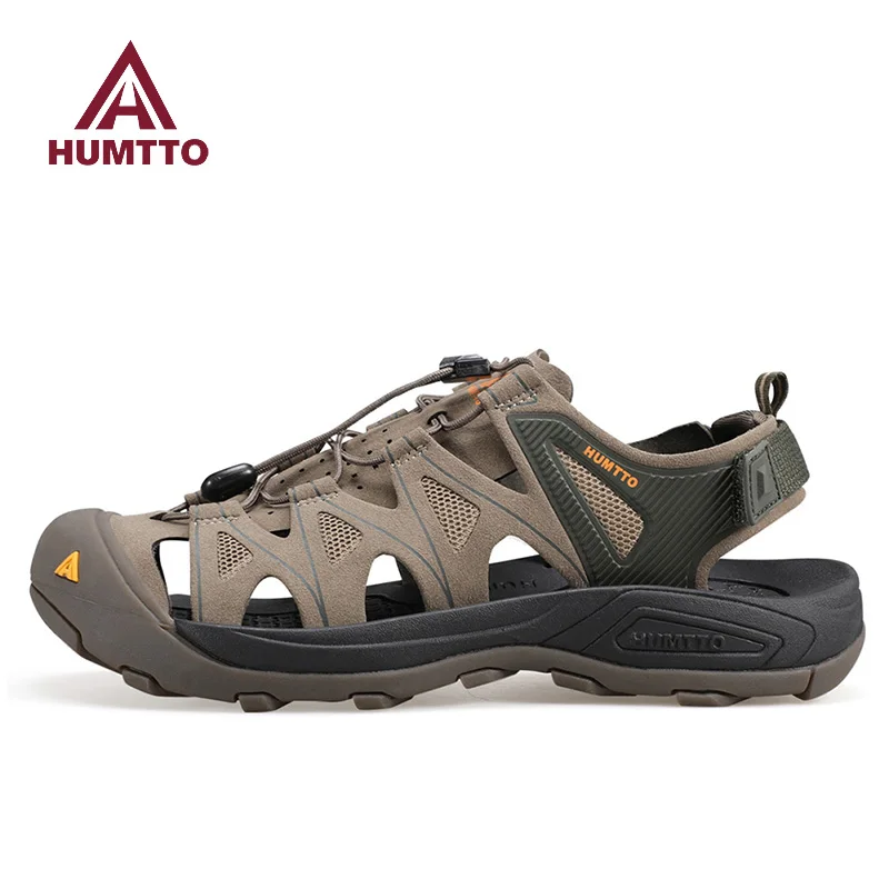 HUMTTO sepatu sandal hulu pria, sneaker perempuan Trekking alas kaki Aqua bernafas