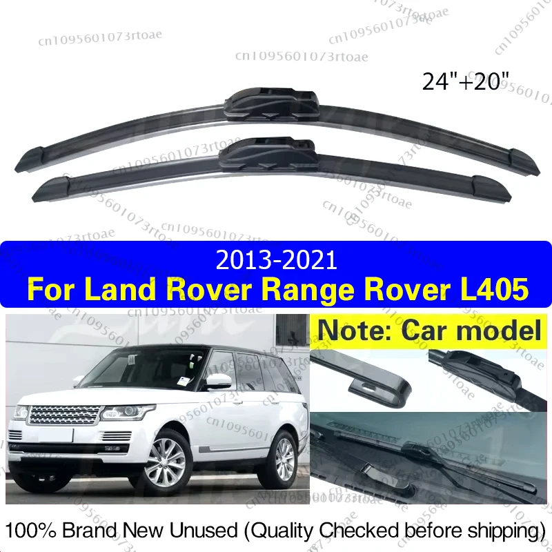 

Car Front Wiper Blades For Land Range Rover L405 2013 - 2021 Soft Rubber Window Windscreen Windshield Auto Accessories 24"+20"
