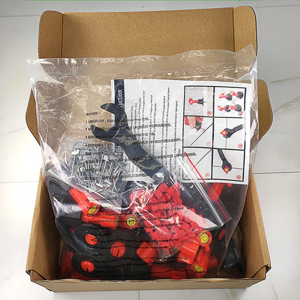 

Professional Tile Leveler Kit Stainless Steel Floor Wall Leveling System Durable Easy Use Home Interior Decoration