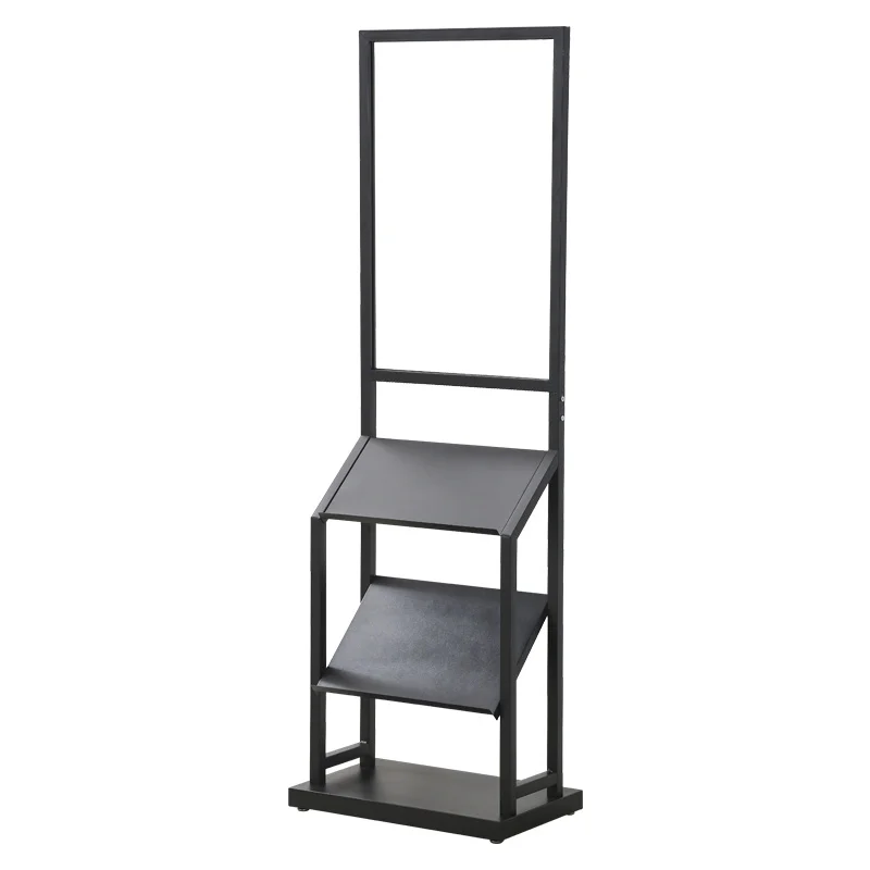 

Multi-layer bookshelf, brochure and magazine shelf