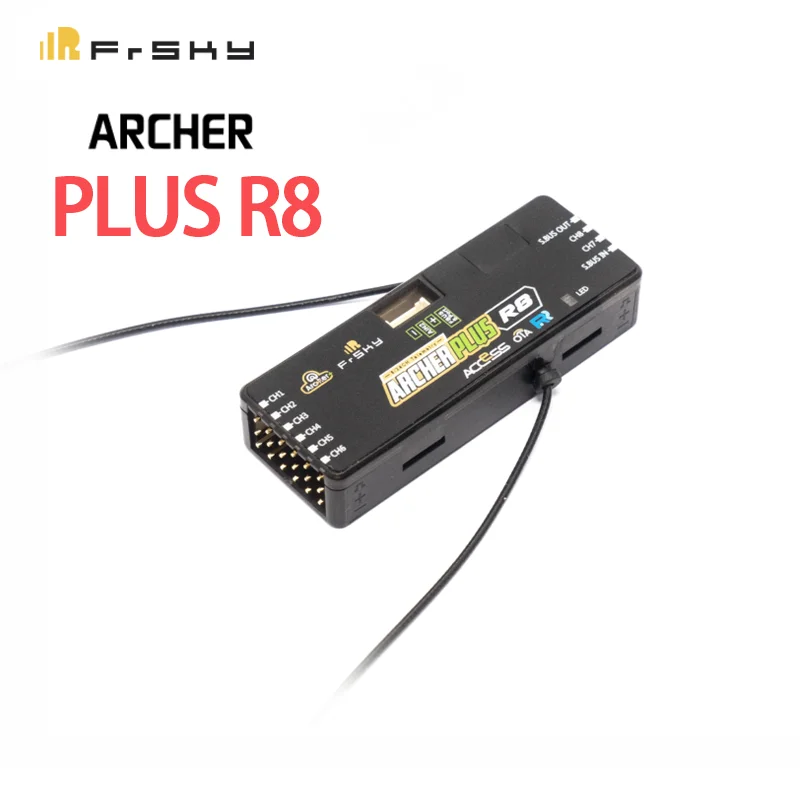 FrSky ARCHER PLUS R8 Receiver 8 high-precision PWM channel receivers support full-range signal strength