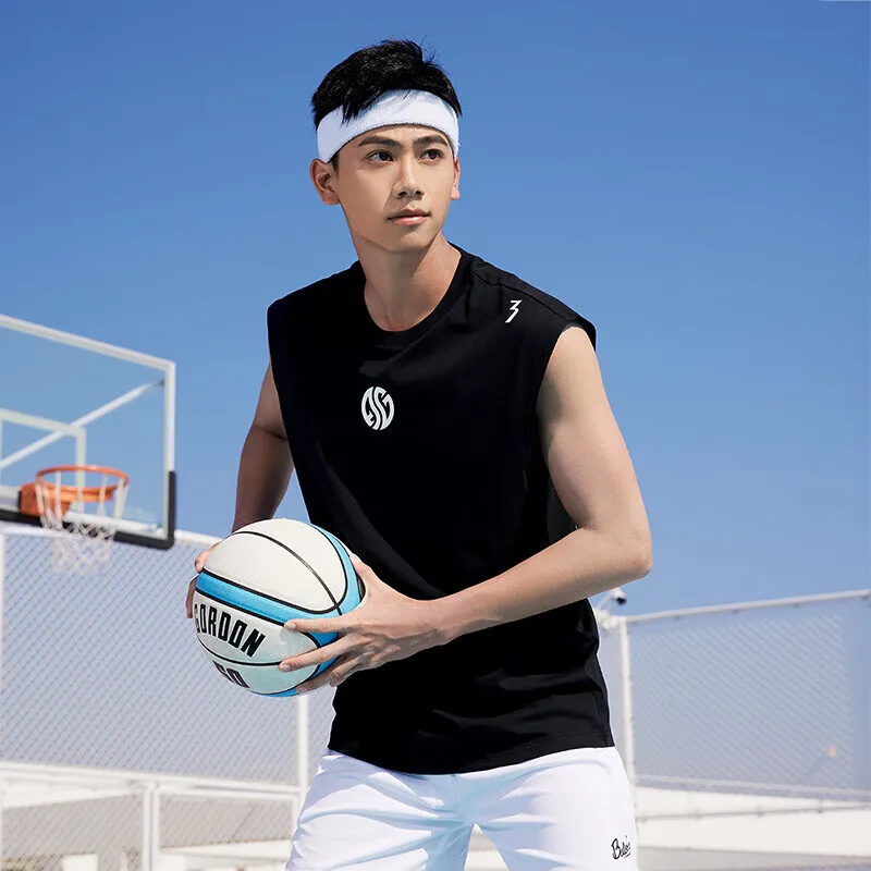 361 Degrees Men\'s Sports Vest Sleeveless Round Neck Breathable Loose Comfortable Basketball Top Male White Black 652321504