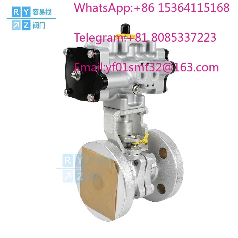 Pneumatic ball valve FA-10FCTB double acting pneumatic flange ball valve 2 inches 4 inches