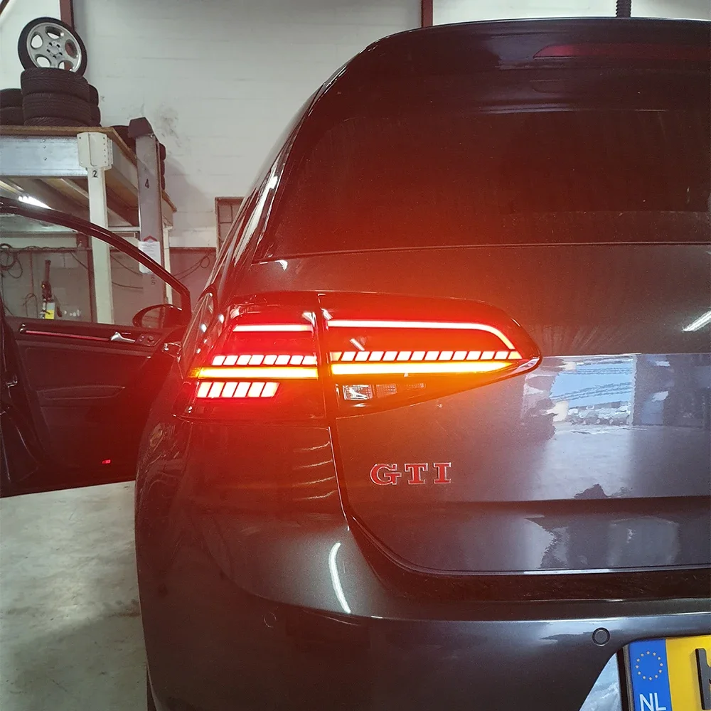 Plug and Play Car Rear Light Assembly for Volkswagen Golf 7 2013-2017 and Golf 7.5 2018-2021 Auto LED Tail Lamp Accessories