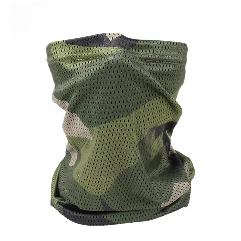 Ultra‑Lightweight Tactical Camouflage Neck Warmer All‑in‑one Sun‑Protective Gaiter for Outdoor Cycling Fishing Sports