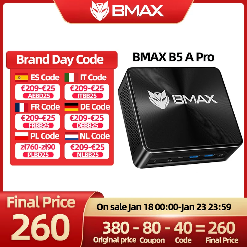 BMAX B5A Pro: Una Evaluación Detallada para Usuarios de PC Mini y Barebone