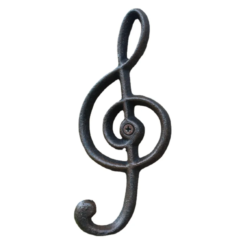 1pcs European crown retro cast iron forged coat hook coat decoration wall decoration outdoor home metope decoration accessories