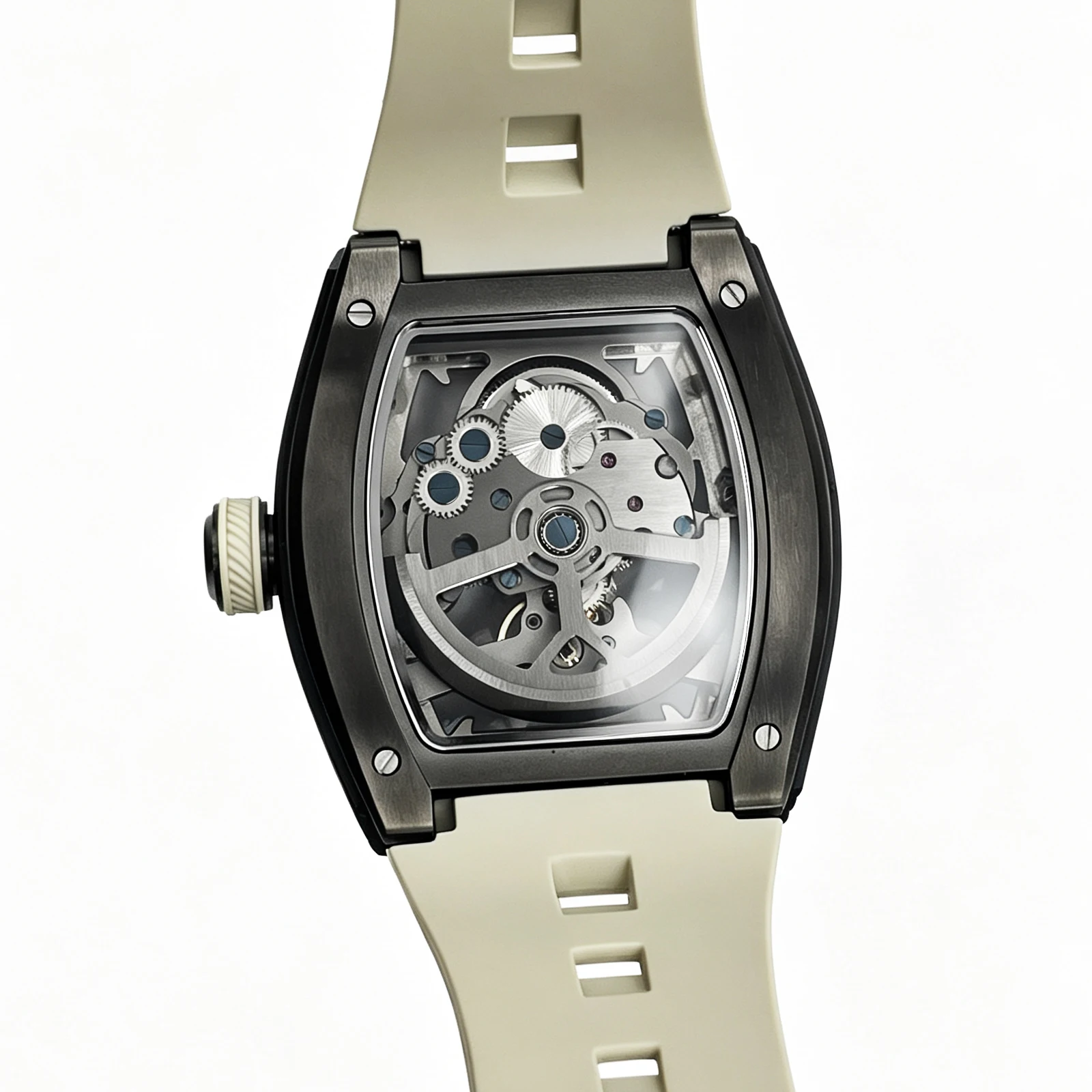 CHAN CE8002G Men Luxury Mechanical New 2027 Watch Invicta Automatic Watches Barrel Skeleton Design Stainless Steel Quality OEM - view 6