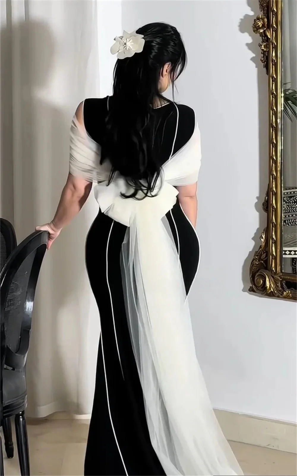 Robe de soirée longue sur mesure pour femmes noires, robes de soirée Pastrol, Jersey unisexe rétro dubaï, arabe saoudien, bal personnalisé