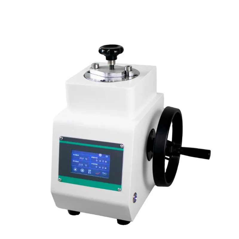 

Semi-automatic metallographic sample inlay machine Touch screen is not easy to hold irregular sample inlay preparation machine