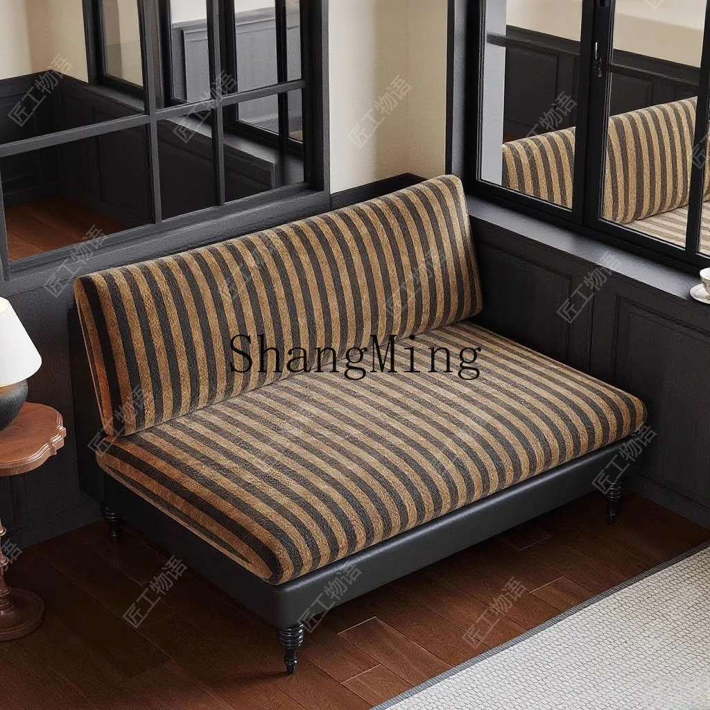 FG exquisite premium light luxury simple modern retro sofa back chair antique living room fabric sofa recliner