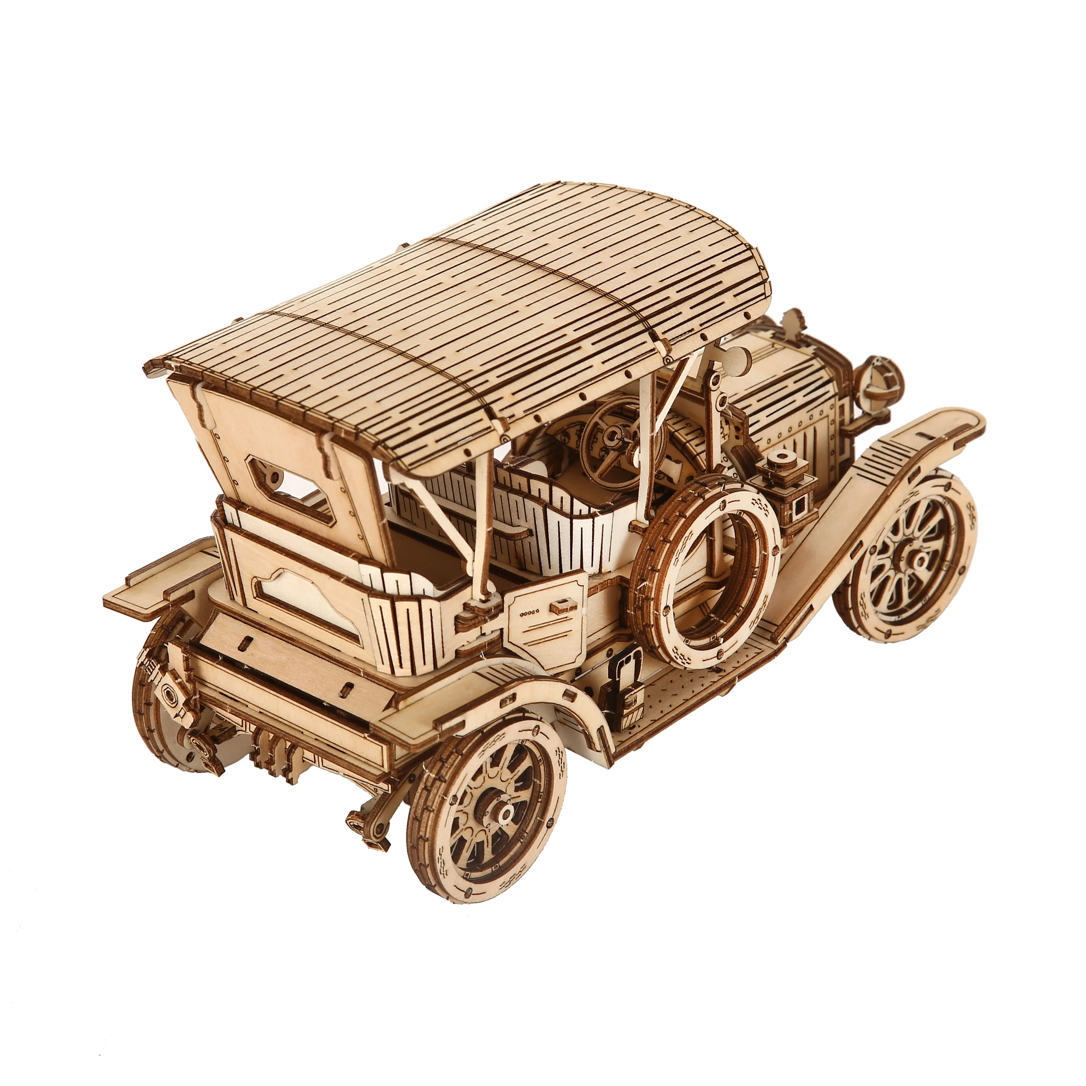 3D Car Wooden Puzzle, Scale Model,DIY Model Kit, Handcraft Gift,Home Decoration,Mechanical Model Kit, Building Toy