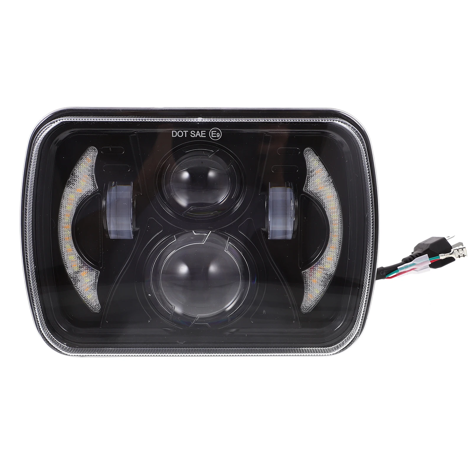 

1pc 300W Waterproof Led Durable Energy Saving Suv Truck Car Headlamp Bright Night Use Square Vehicle