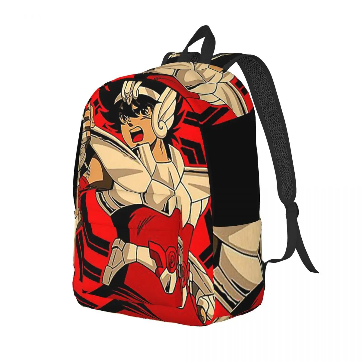Knights Of The Zodiac Pegasus Seiya Saint Anime Backpack Daypack Large Capacity Kids BookBag School Bag Shoulder